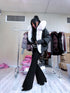 Jacket "IMPORTANT" FC7629 - BLACK WITH BEIGE PRE-ORDER